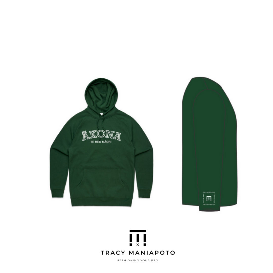 Ākona Te Reo Māori - Pōraka Pōtae | Hoodie